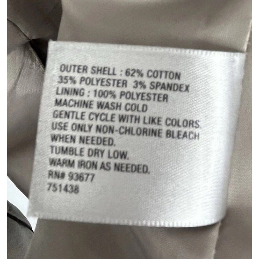 Worthington Women Beige Utility Vest Belted Safari Sleeveless Jacket S - Picture 15 of 16